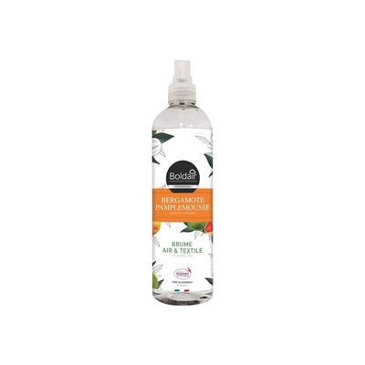 Boldair - Vaporisateur brume air&textile - 400 ml - pamplemousse/bergamote