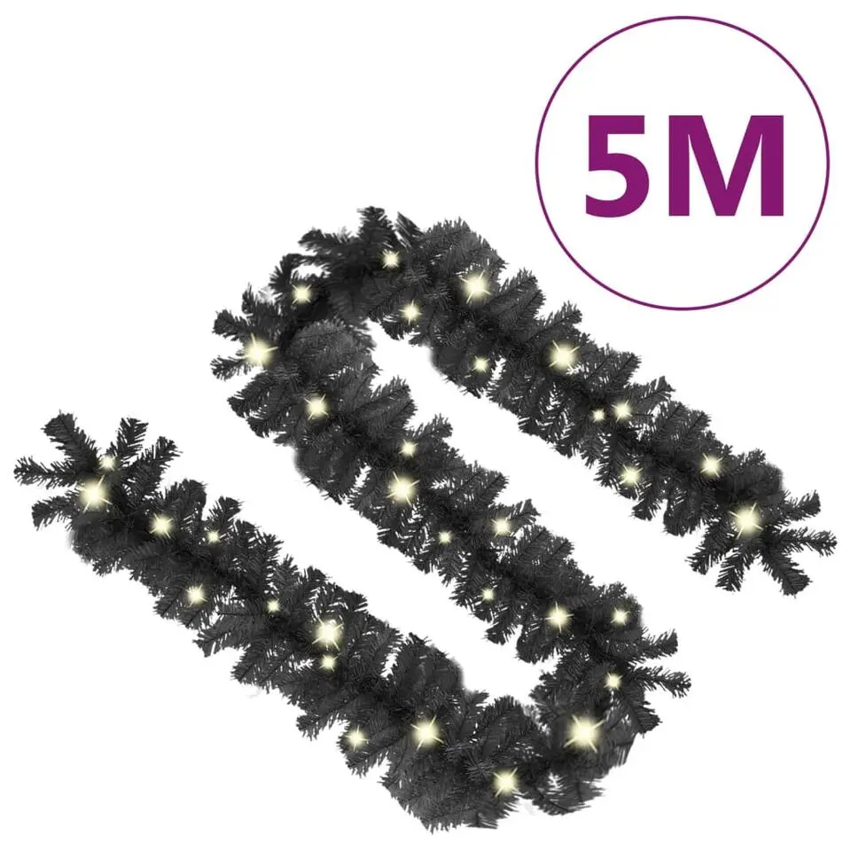 vidaXL - Guirlande - Black - 5 m