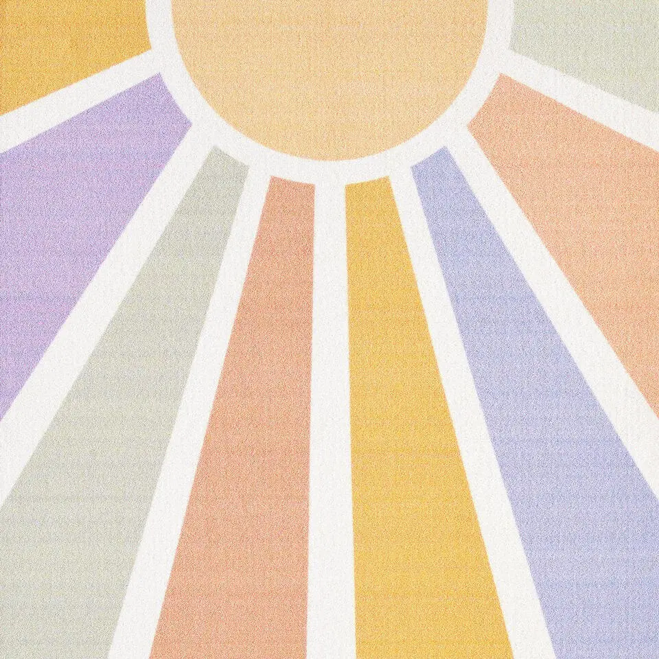 Play Sunshine Speeltapijt - 140x200 cm - Multi Creme - Vloerkleed Kinderkamer