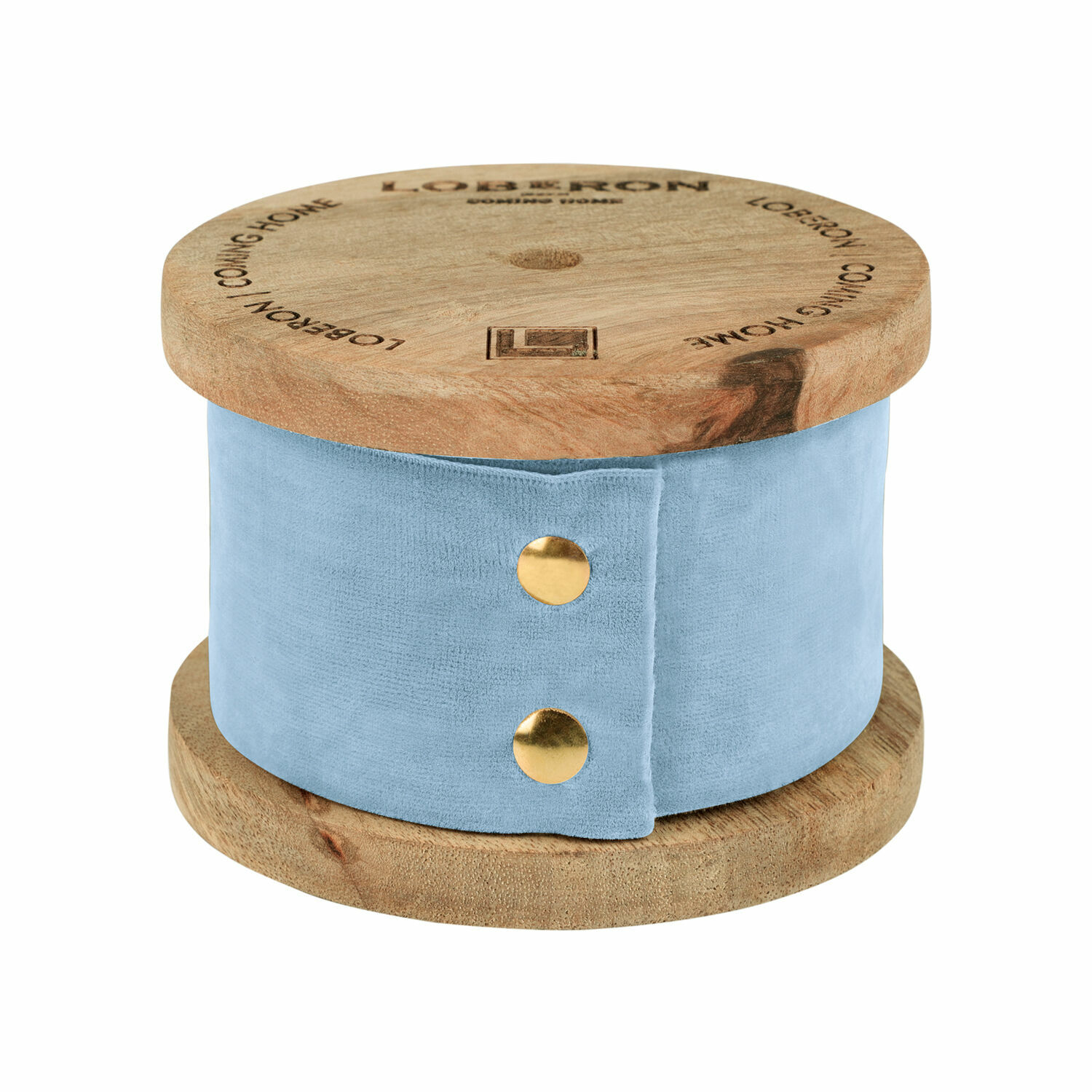 Samtband Phaedra blau