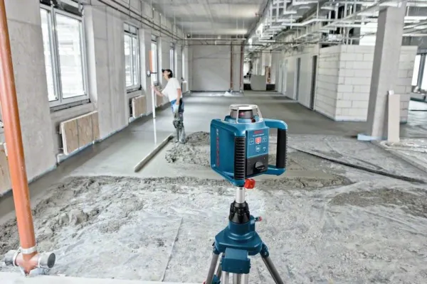 Bosch Bosch rotation laser GRL 300 HVG Professional, with holder (blue, case, green laser line)