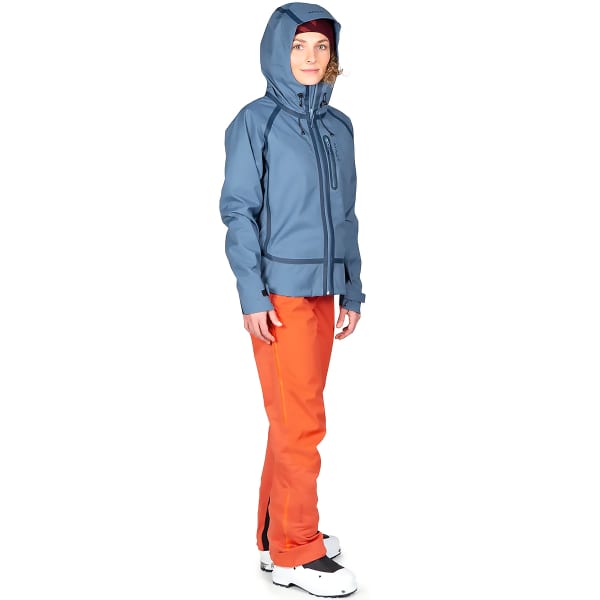 Veste ski de randonnée AYAQ LONAK HARDSHELL JACKET BLUE SLATE