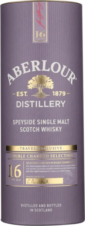 ABERLOUR 16 YEARS DOUBLE CHARRED SELECTION 70CL