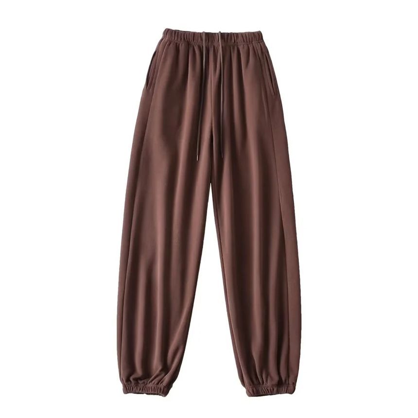 Flotto - Effen harem-joggingbroek met trekkoord in de taille