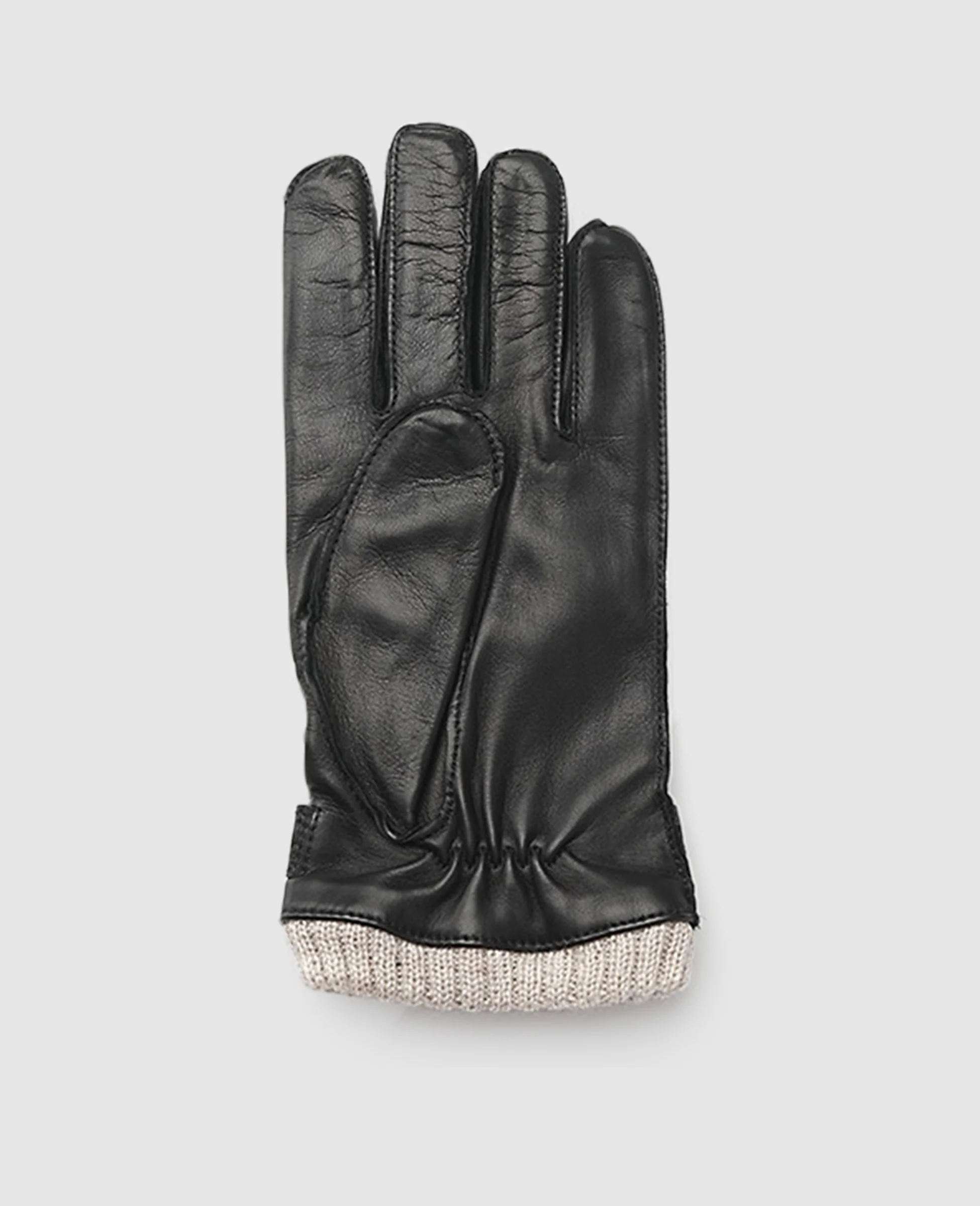 Lederhandschuhe mit Bund
