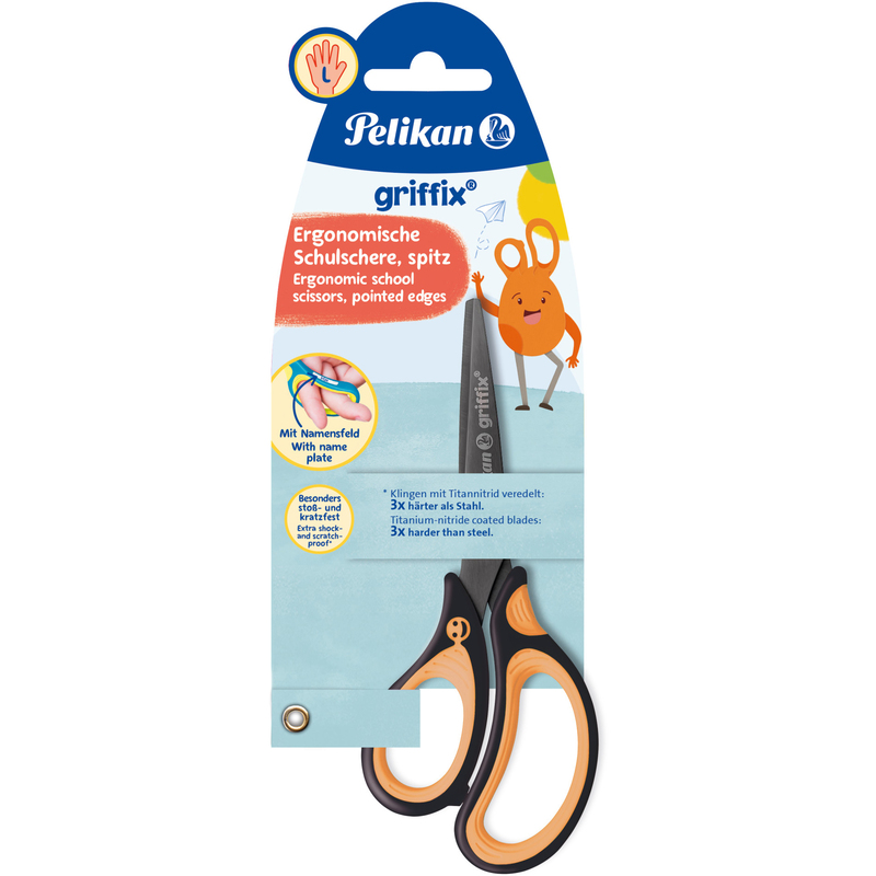 Pelikan Schere Griffix, für Linkshänder, 15 cm