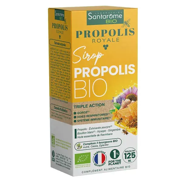 Xarope de Própolis Orgânico Santarome Bio Tripla Ação 125 ml