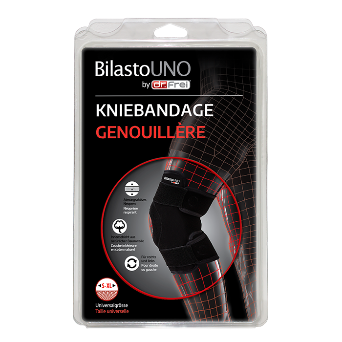 BILASTO Uno Kniebandage S-XL mit Velcro 1 Stk