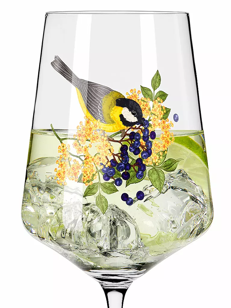 RITZENHOFF Aperitifglas SOMMERTAU HUGO #15 Ritzenhoff Design Team 2023 bunt