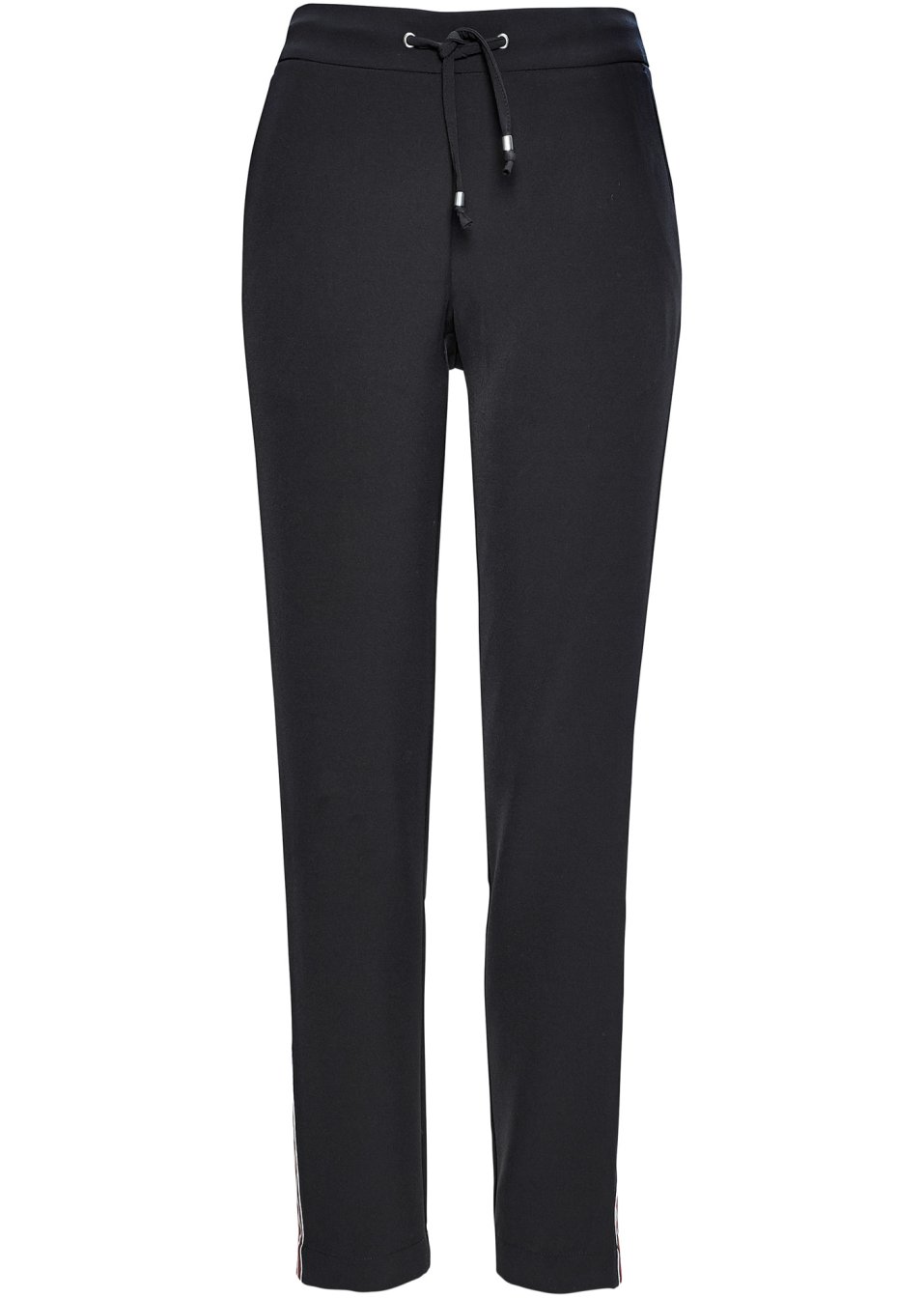 Pantalon à taille extensible avec bandes décoratives