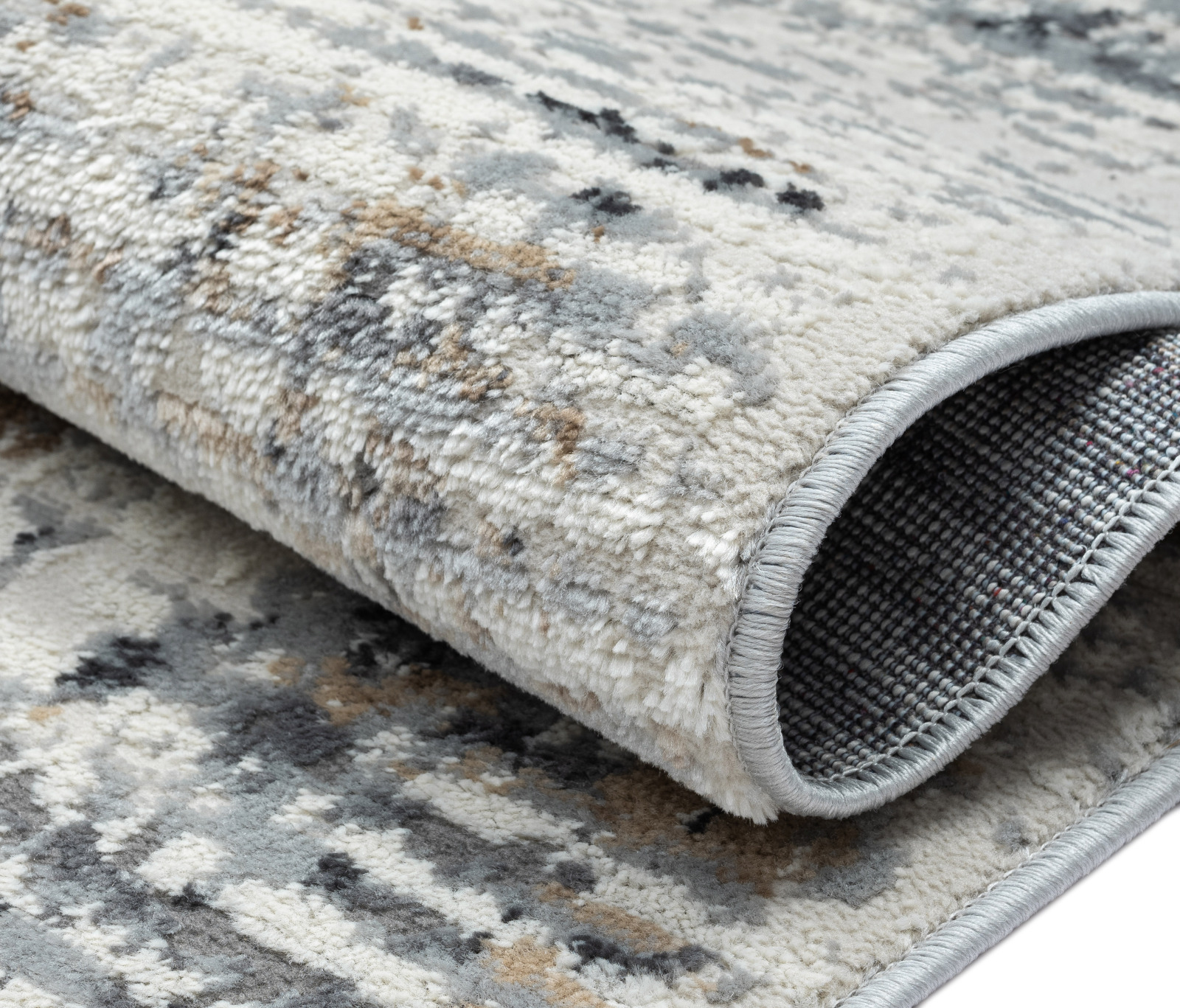 Teppich MY JOY - creme-hellgrau - 80x150 cm
