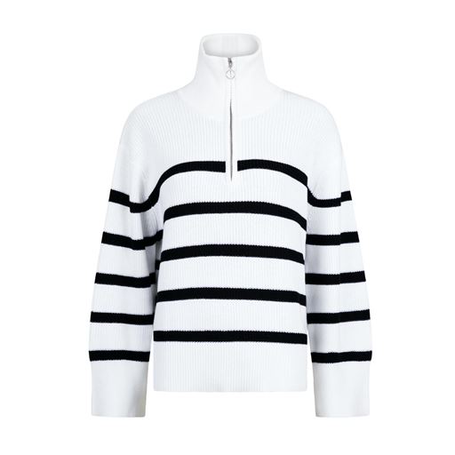 Neo Noir Nevena Stripe Striktrøje, Hvid, 36