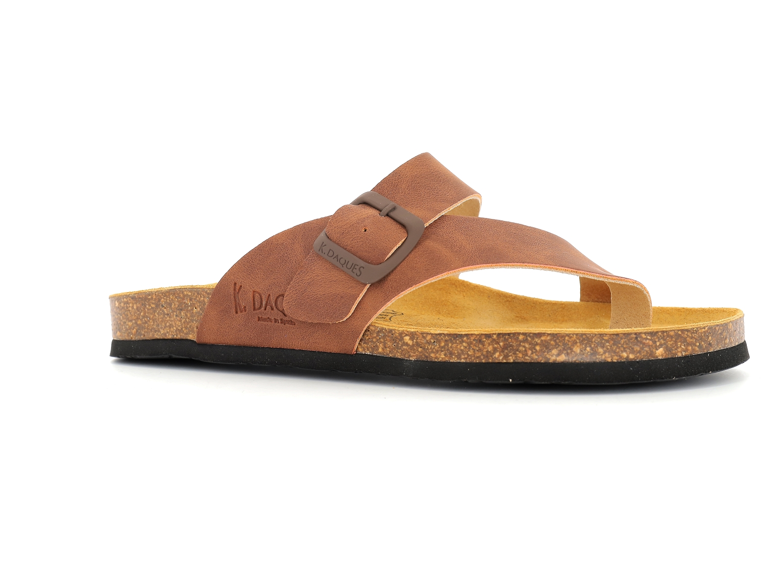 K. daques-POBLE Matières combinées Marron Foncé