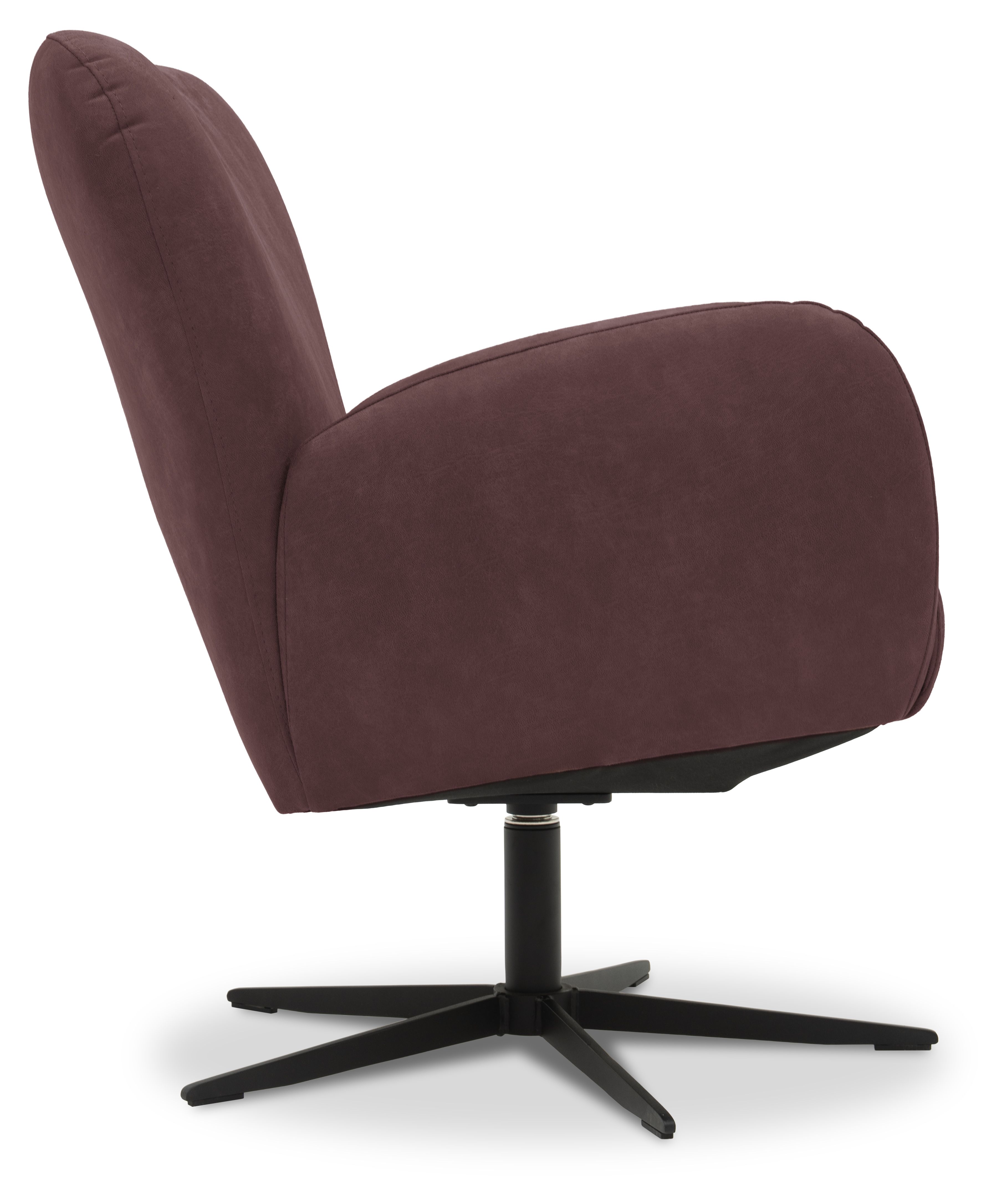 Draaifauteuil Sammy B80 x D85 x H89 cm