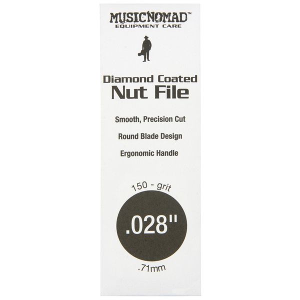 MusicNomad Diamond Coated Nut File .028