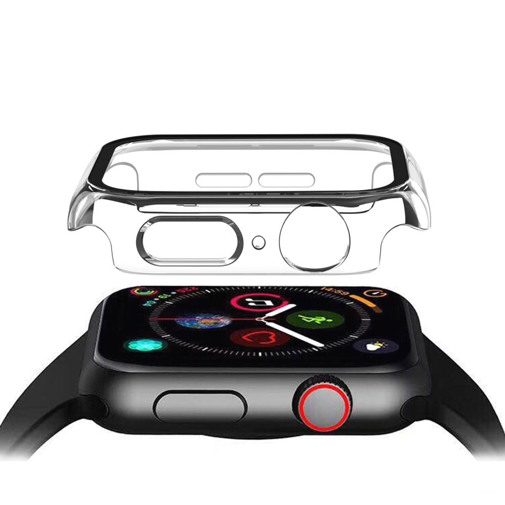 Apple Watch (44mm) Hardcase Bumper   Display Schutzfolie - Transparent
