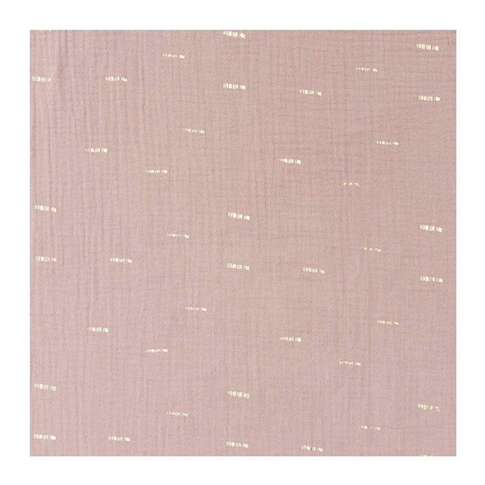 Mousseline froissée vieux rose 130 x 50 cm