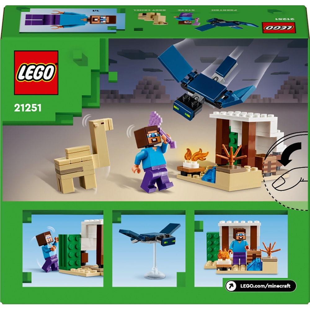 LEGO Minecraft 21251 Steves Wüstenexpeditionsset