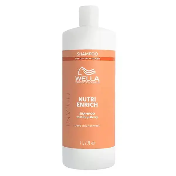 Wella Professionals Invigo Nutri Enrich Shampoing nourrissant pour cheveux secs ou fragilisés 1L