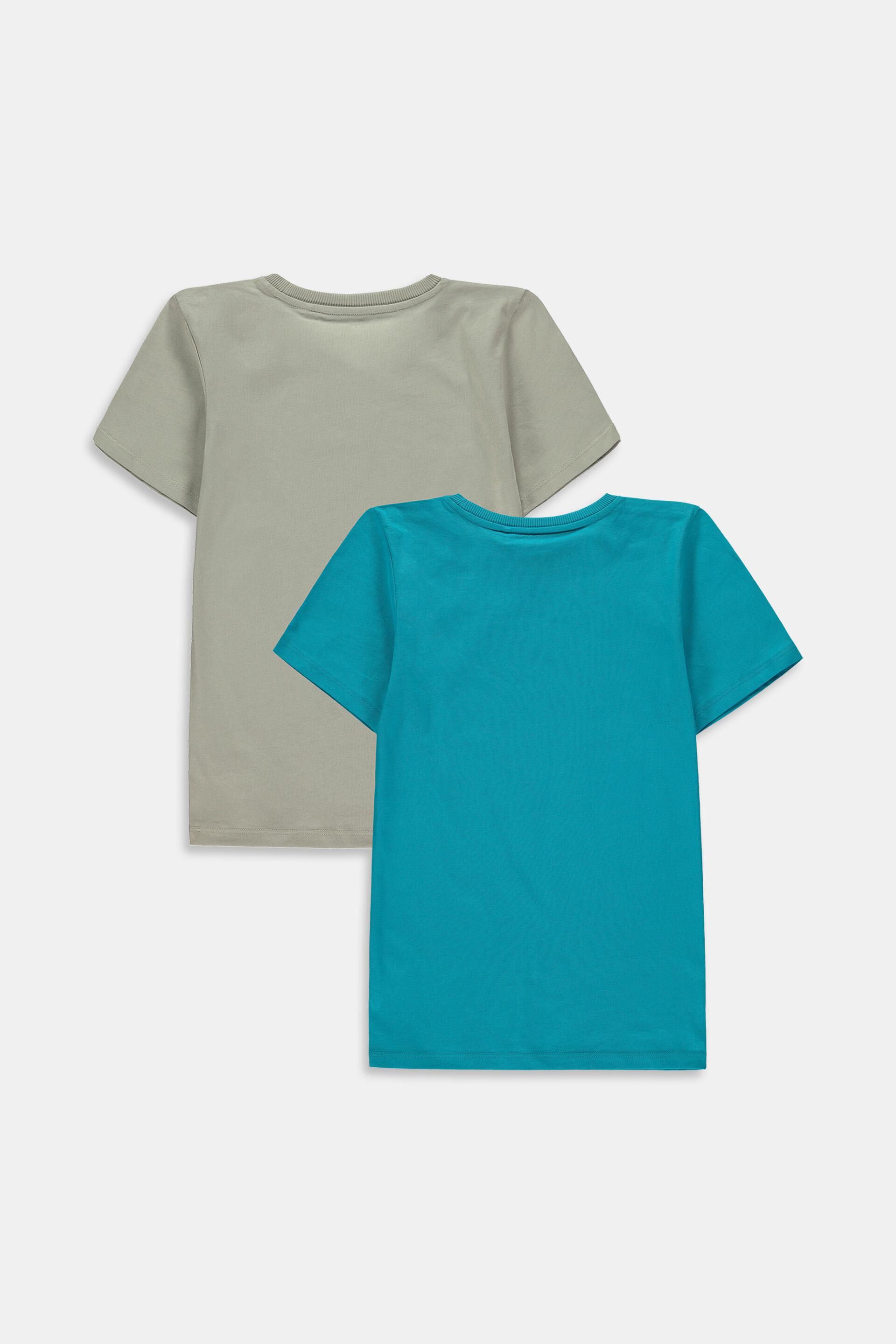 Lot de 2t-shirts à imprimé logo