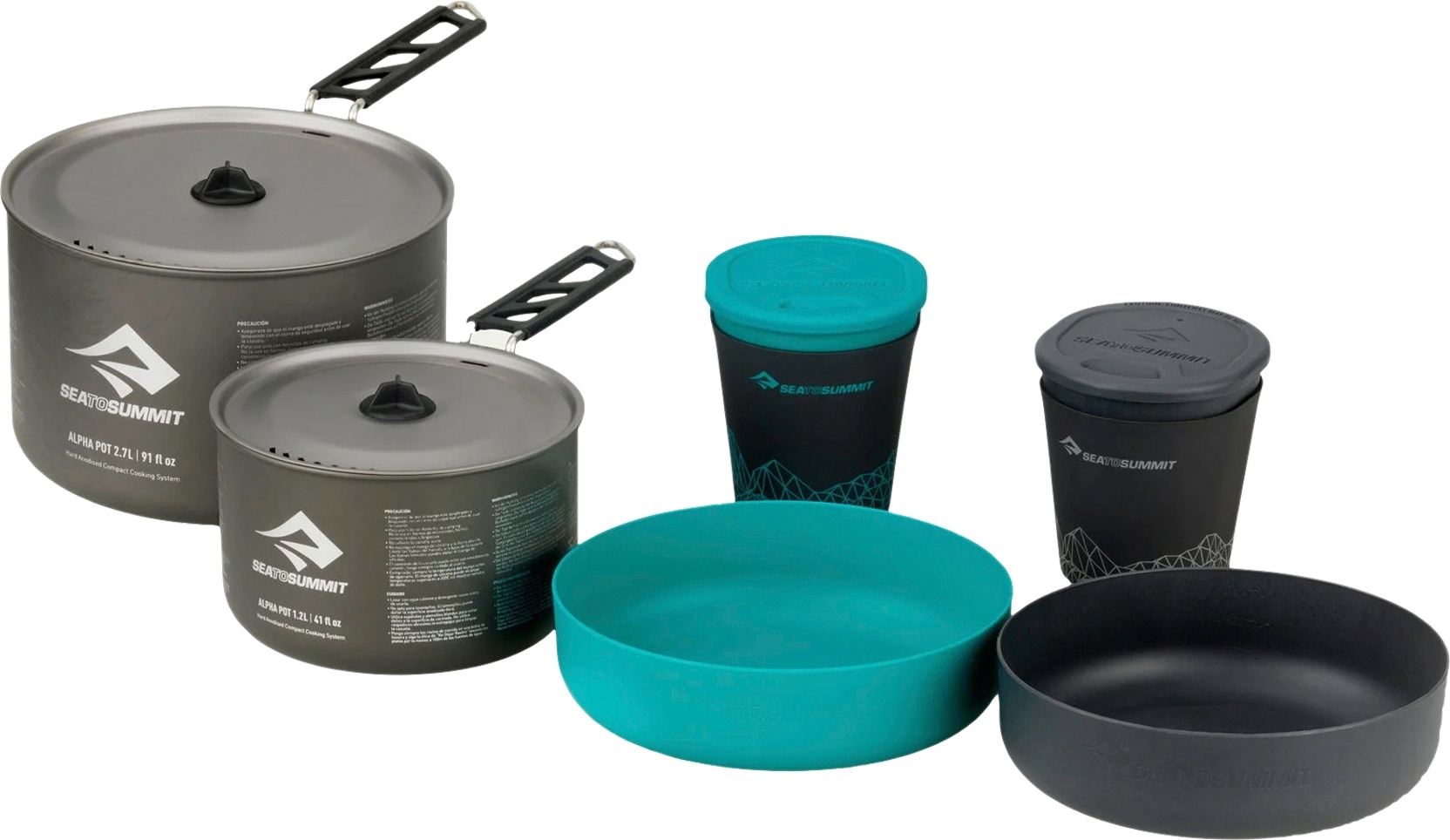 Sea to Summit Alpha Kochset 2.2 Pacific Blue / Grey