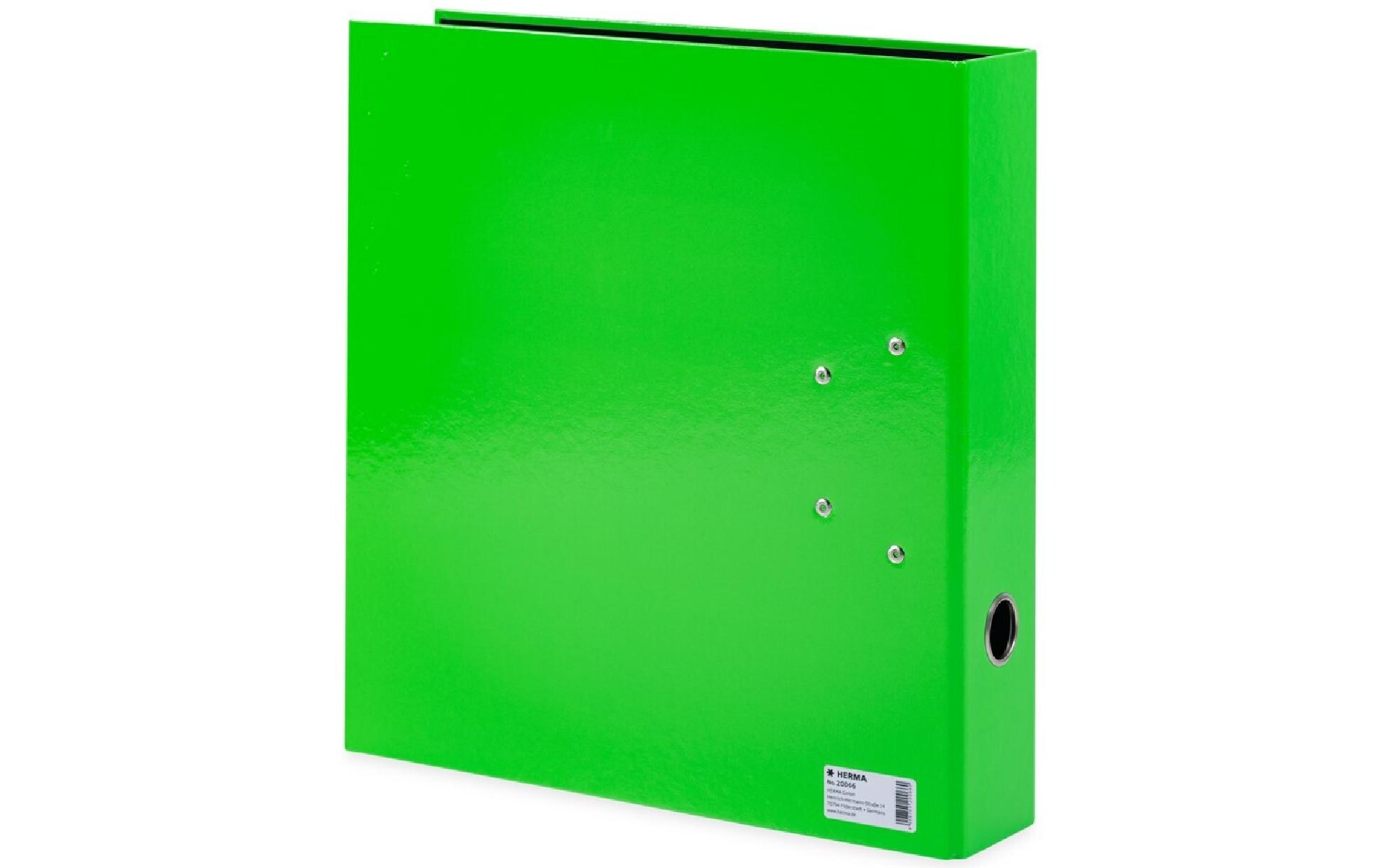 Ordner A4 7 cm, NeongrünOrdner im A4 Format mit Hebelmechanik und Griffloch