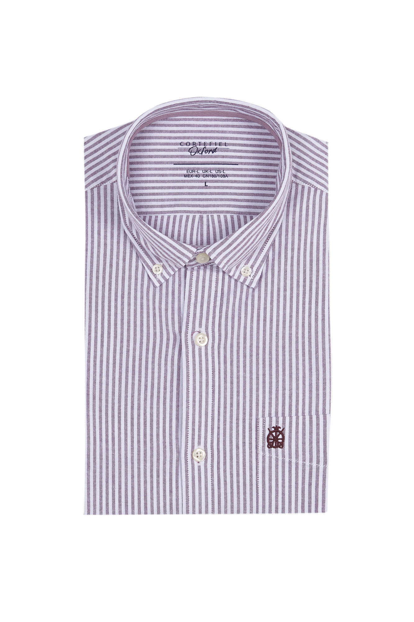 camisa oxford listrada