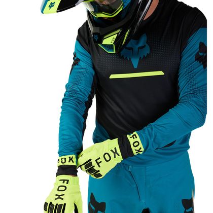 Maillot cross Fox FLEXAIR - OPTICAL 2024 - Bleu