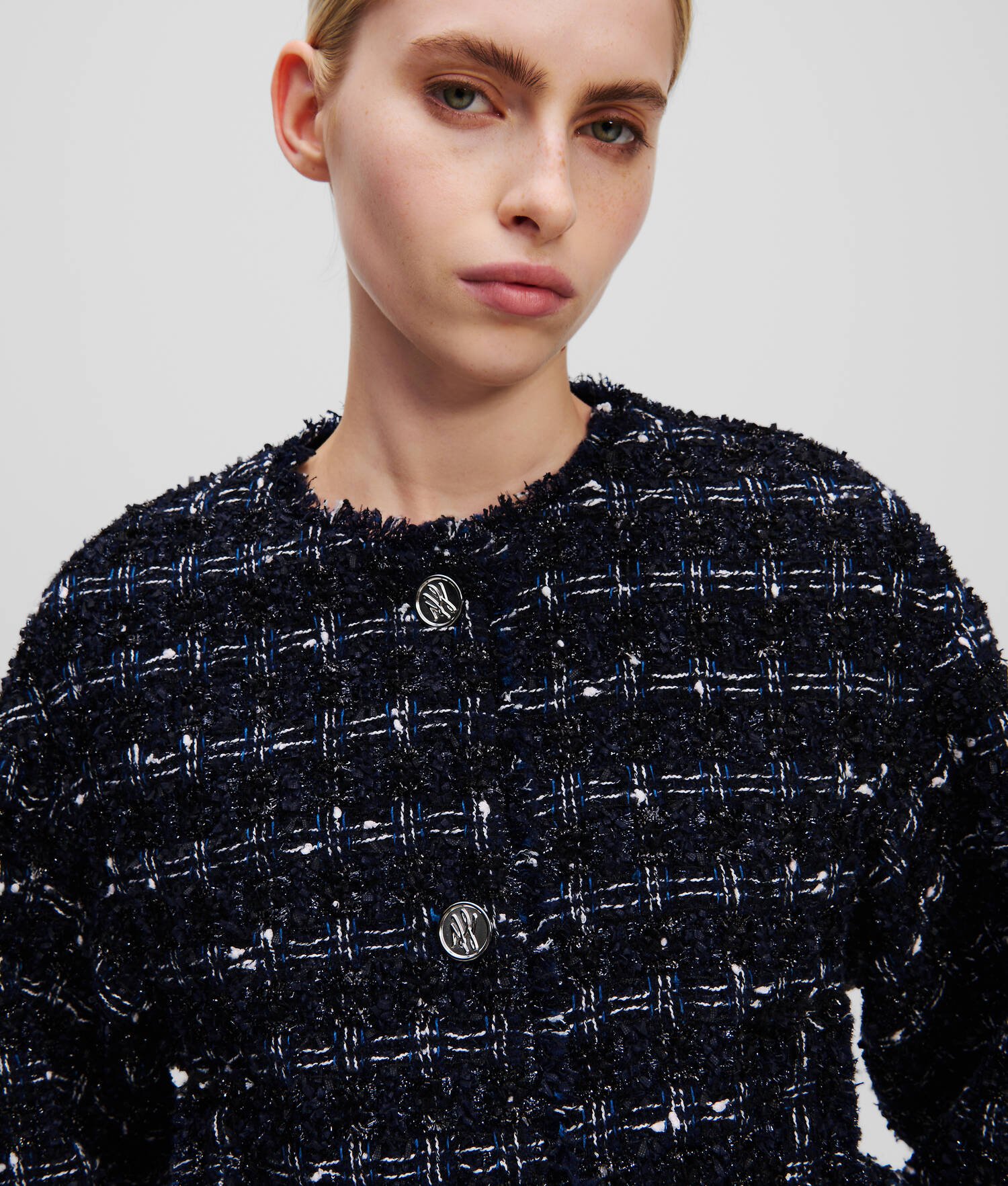 VESTE BOMBER EN BOUCLÉ KARL ESSENTIAL