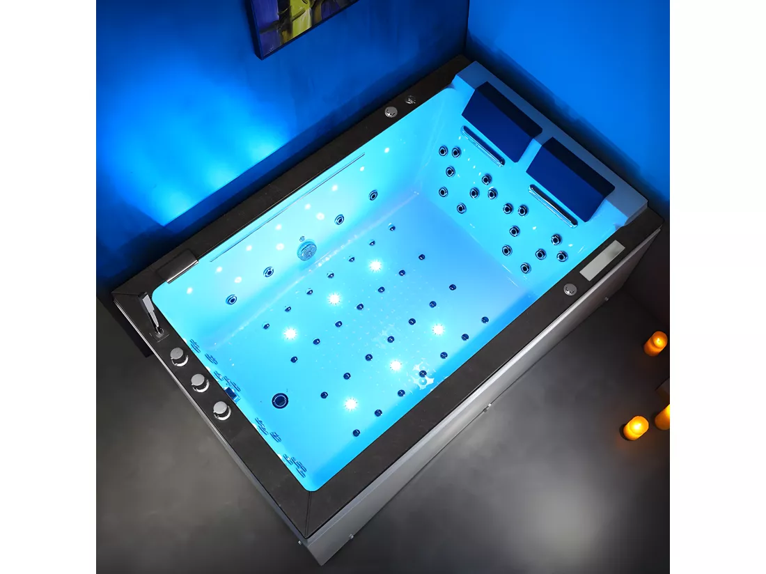 BAIGNOIRE BALNEO LORD DUO 2 PLACES ARCHIPEL® 185X120 - GAUCHE