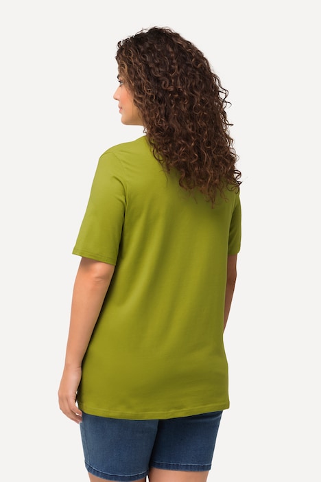 T-Shirt, A-Linie, Rundhalsausschnitt, Halbarm
