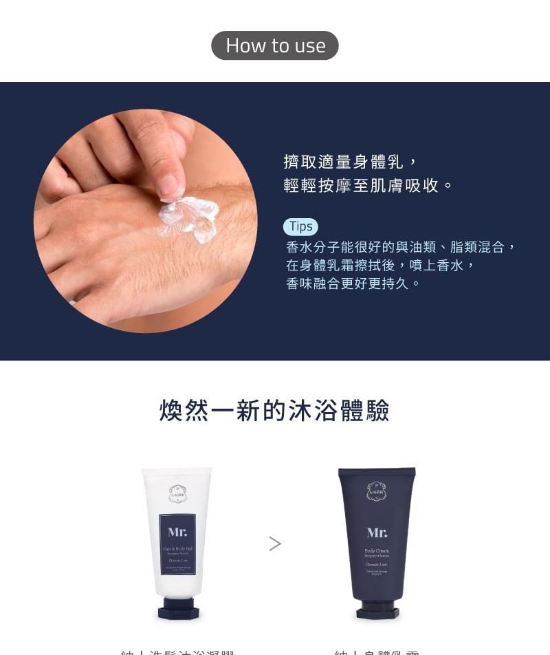 Laline - Mr. Laline Series Body Cream Bergamot Citroen