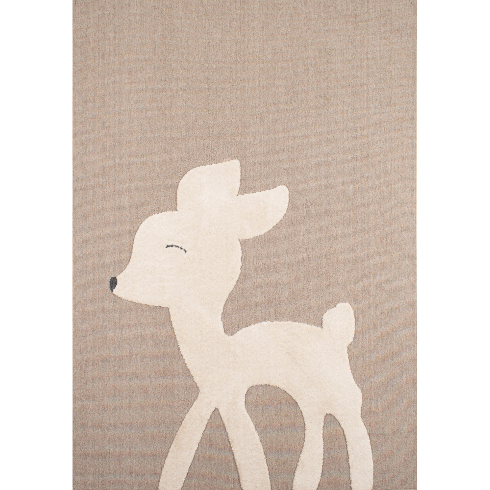 Tapis intérieur en polyester bambi biche 160 x 230 cm