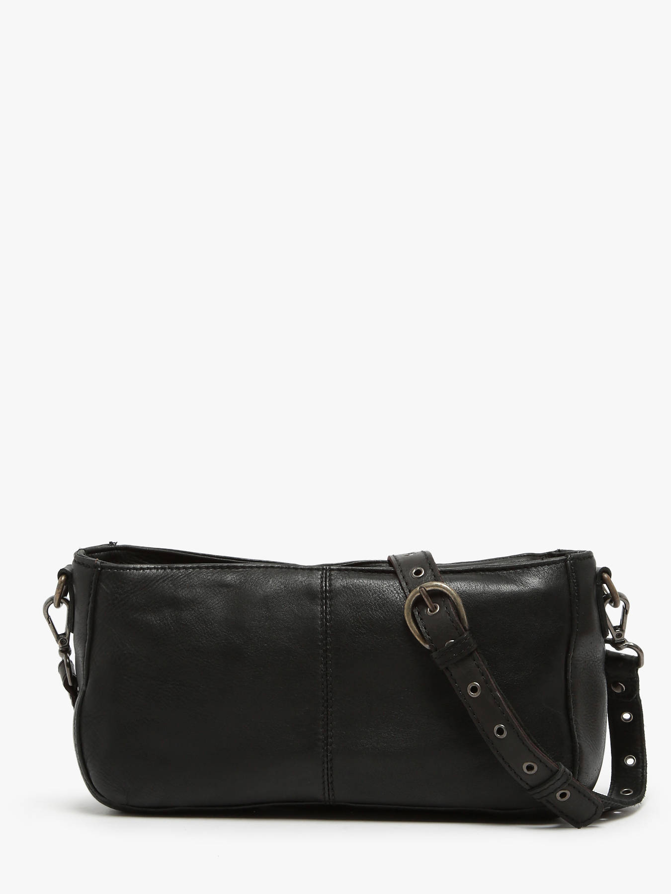 Sac bandoulire Barcelone cuir BASILIC PEPPER