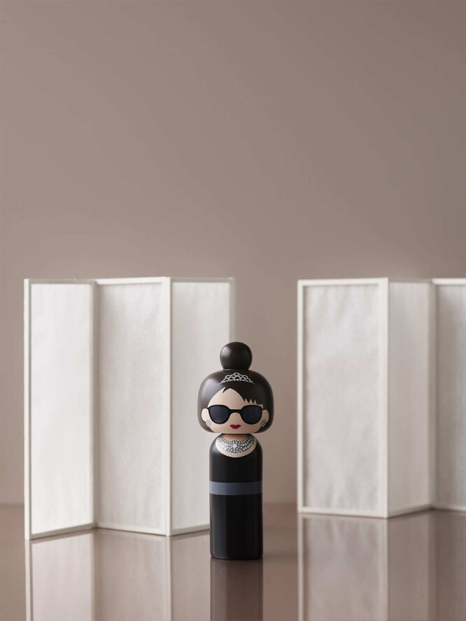 Lucie Kaas Sketch. inc - Kokeshi | Audrey, H17 cm 1:1 Multicolor