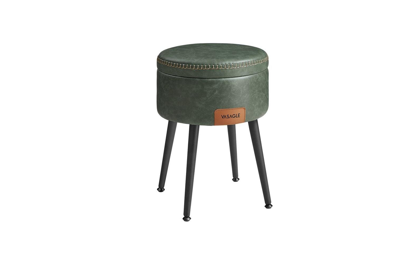 Hocker 32 cm, GrünHocker mit Stauraum