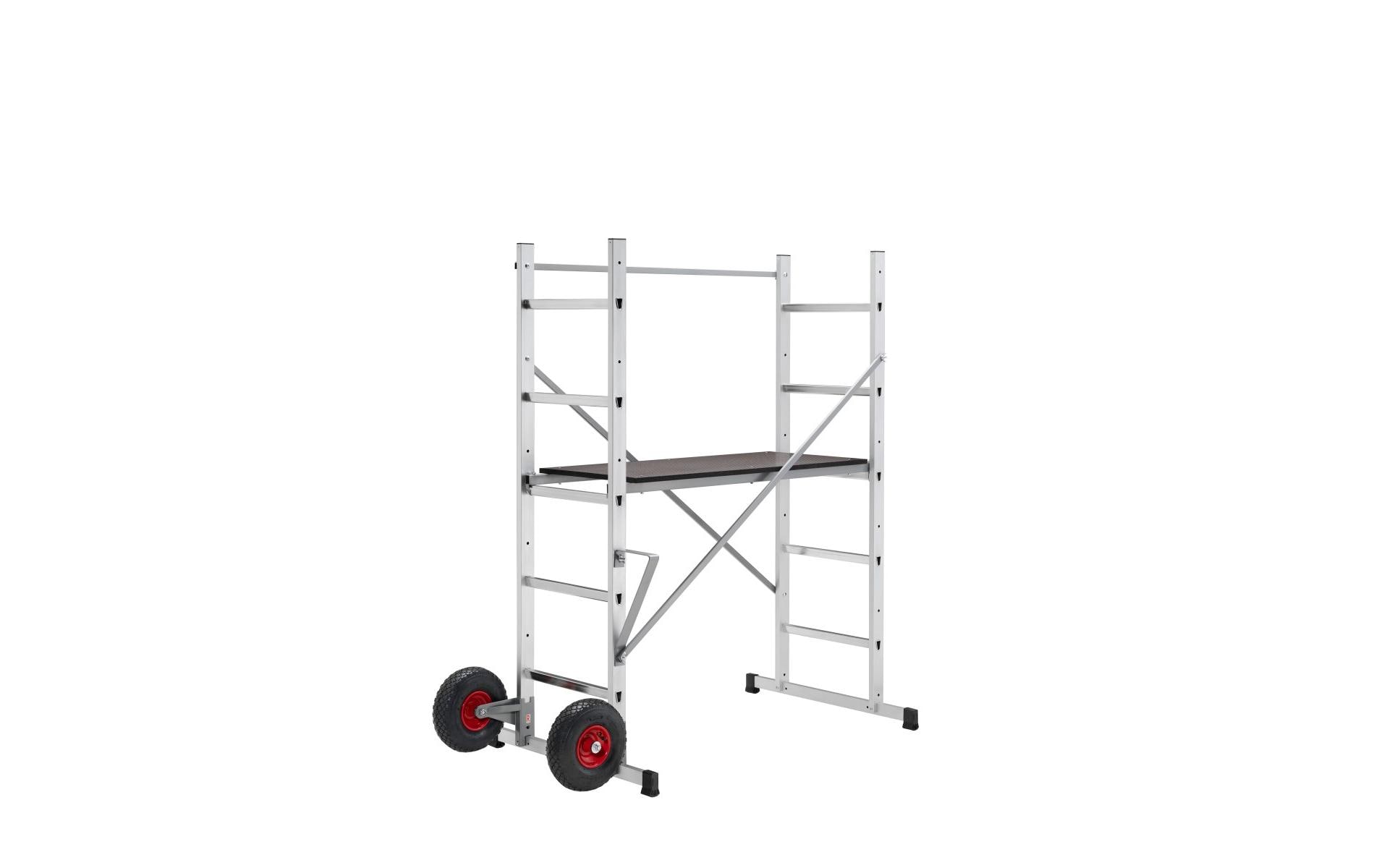 Kleingerüst Hobbystep H3 5 Stufen<br>Das Aluminium-Gartengerüst
