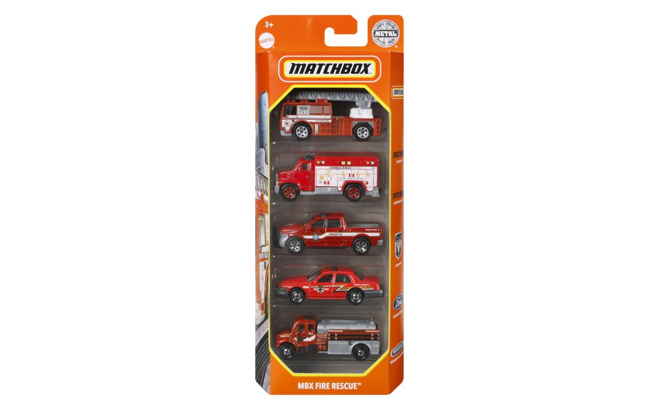 Matchbox 5-pack autootjes
