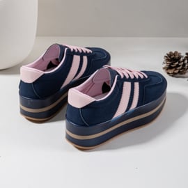 Platform sneakers - navy