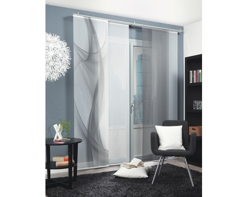 Schuifgordijn Clifton Deko grijs 60x245 cm