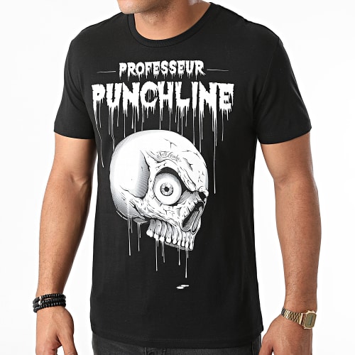 Tee Shirt Professeur Punchline Noir