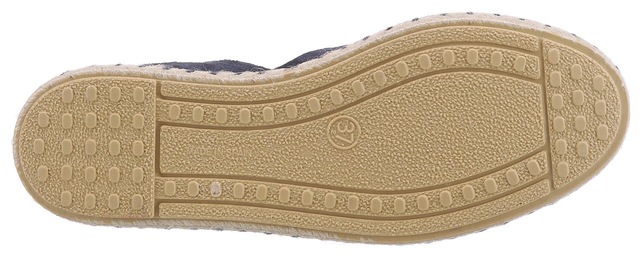 VERBENAS Espadrille  Strandschuh, Sommerschuh, Loafer aus Veloursleder