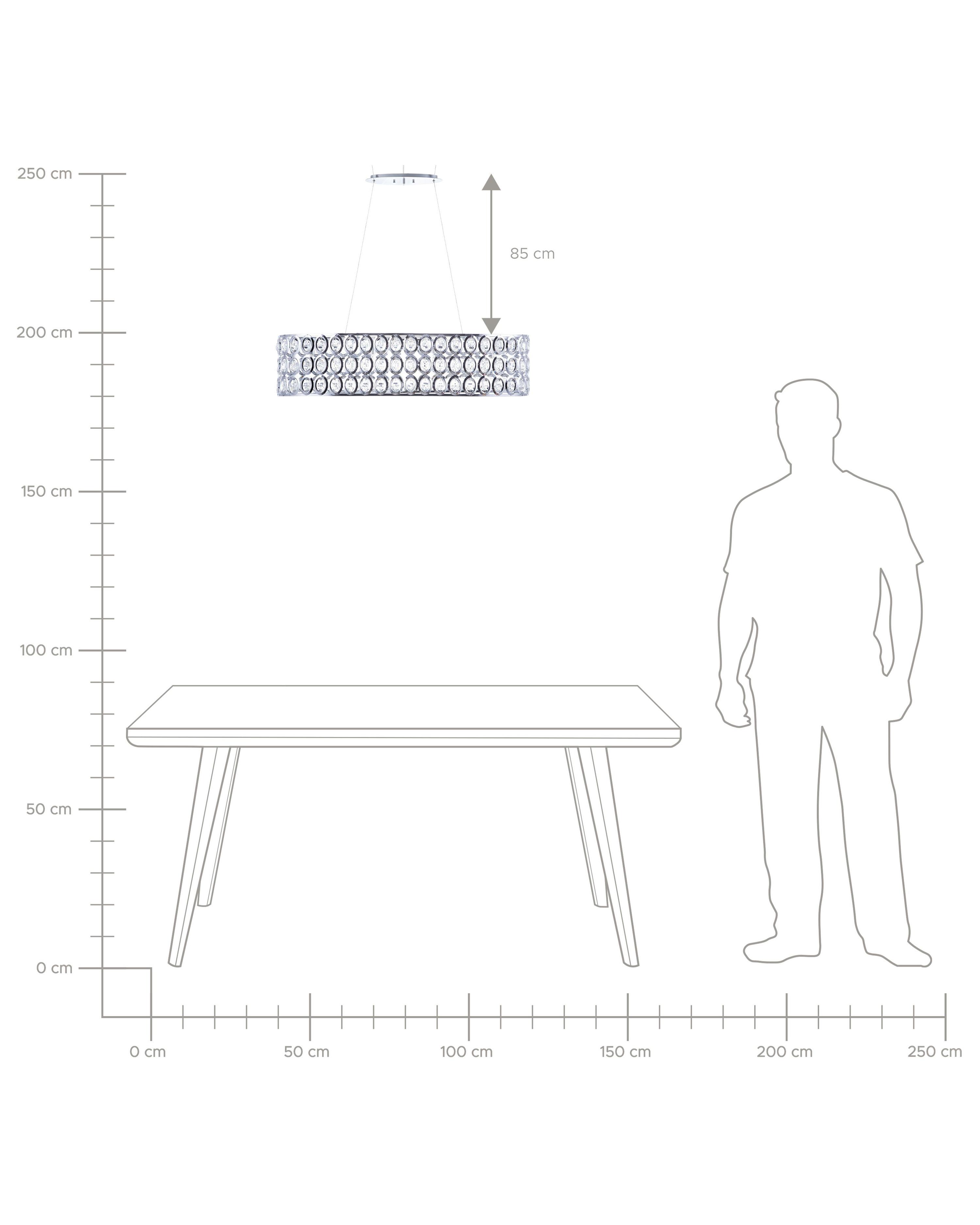 Hanglamp TENNA Metaal Zilver