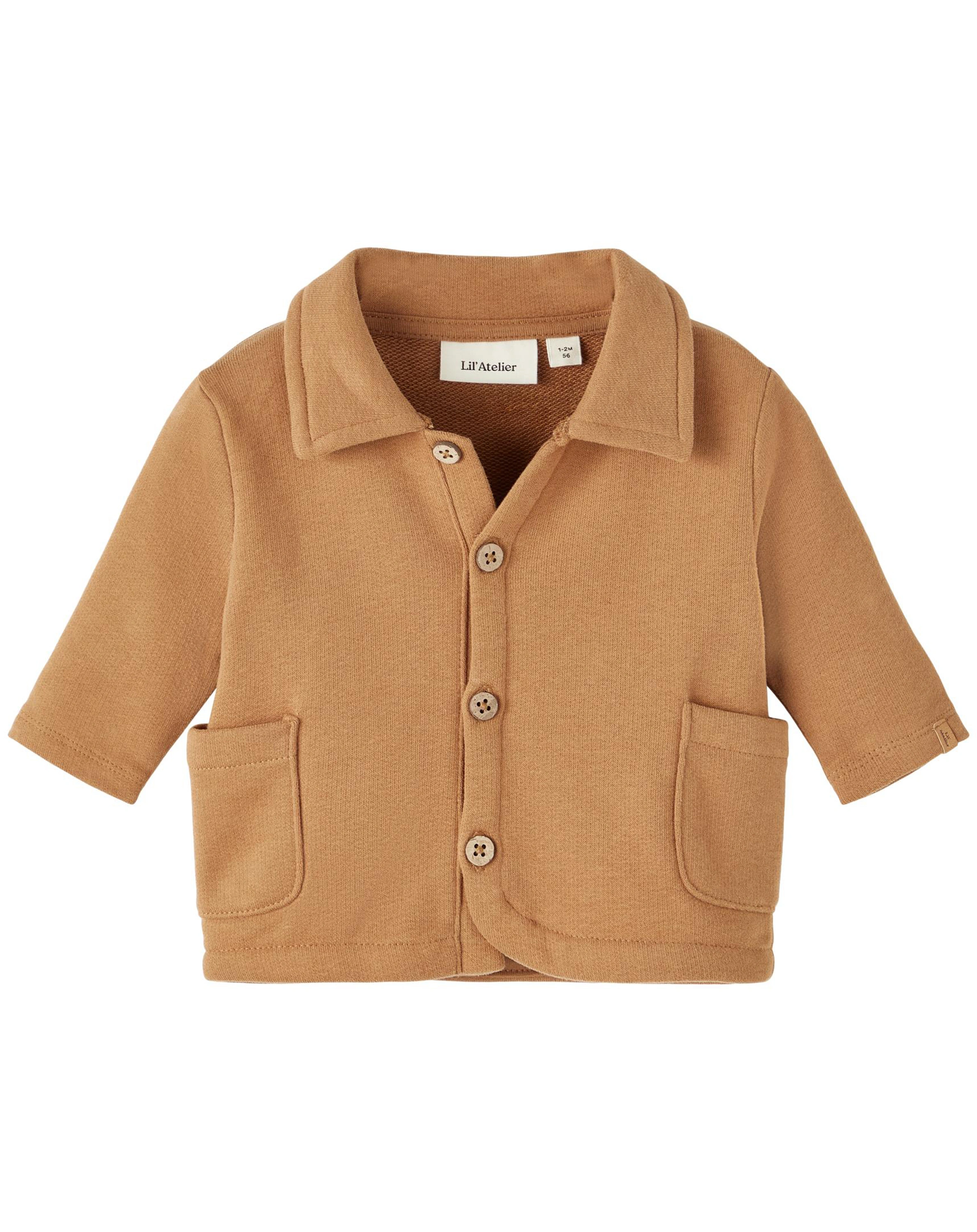 Sweatjacke NBMDAVE in chipmunk