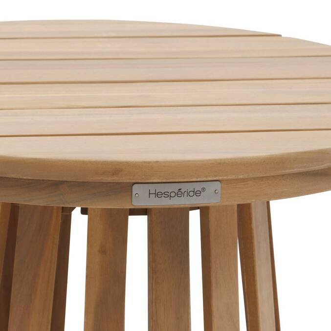 Table d'appoint de jardin ronde OSUNA Acacia