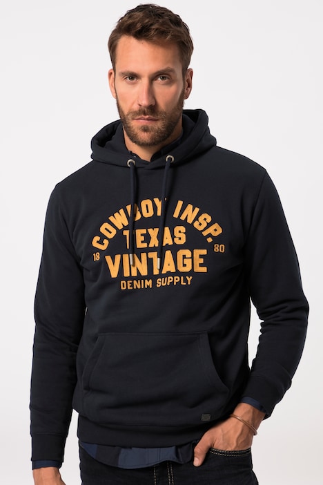 Hoodie, Sweat, Kapuze, Kängurutasche, bis 8 XL