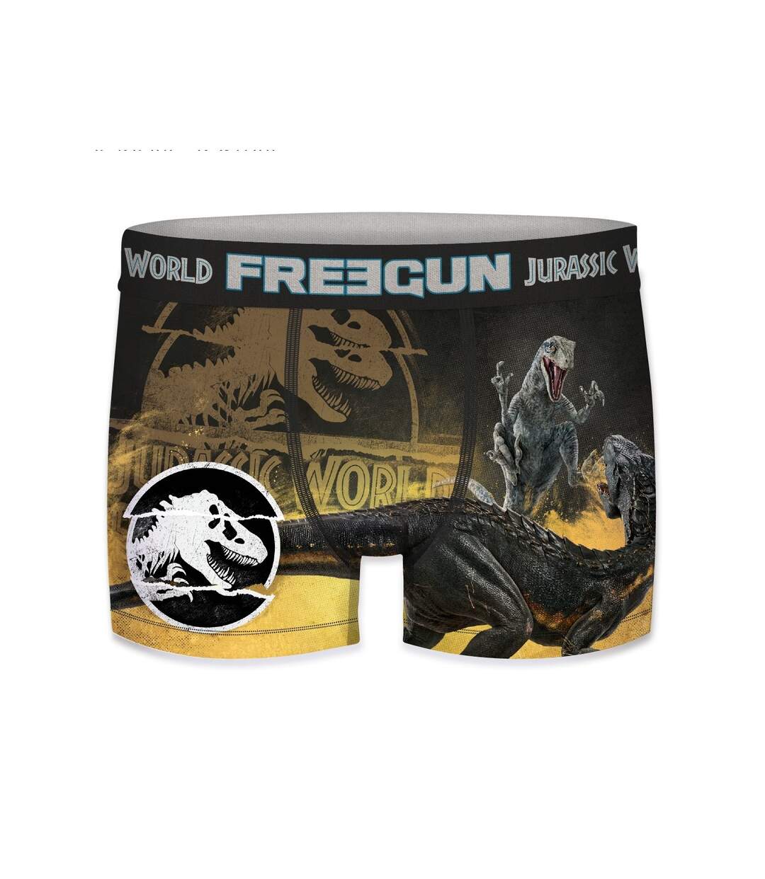 Boxer Homme Jurassic World, Caleçon Homme, Original et Respirant (Lot de 4)