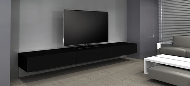 NorStone Khalm 100 TV-Møbel Sort