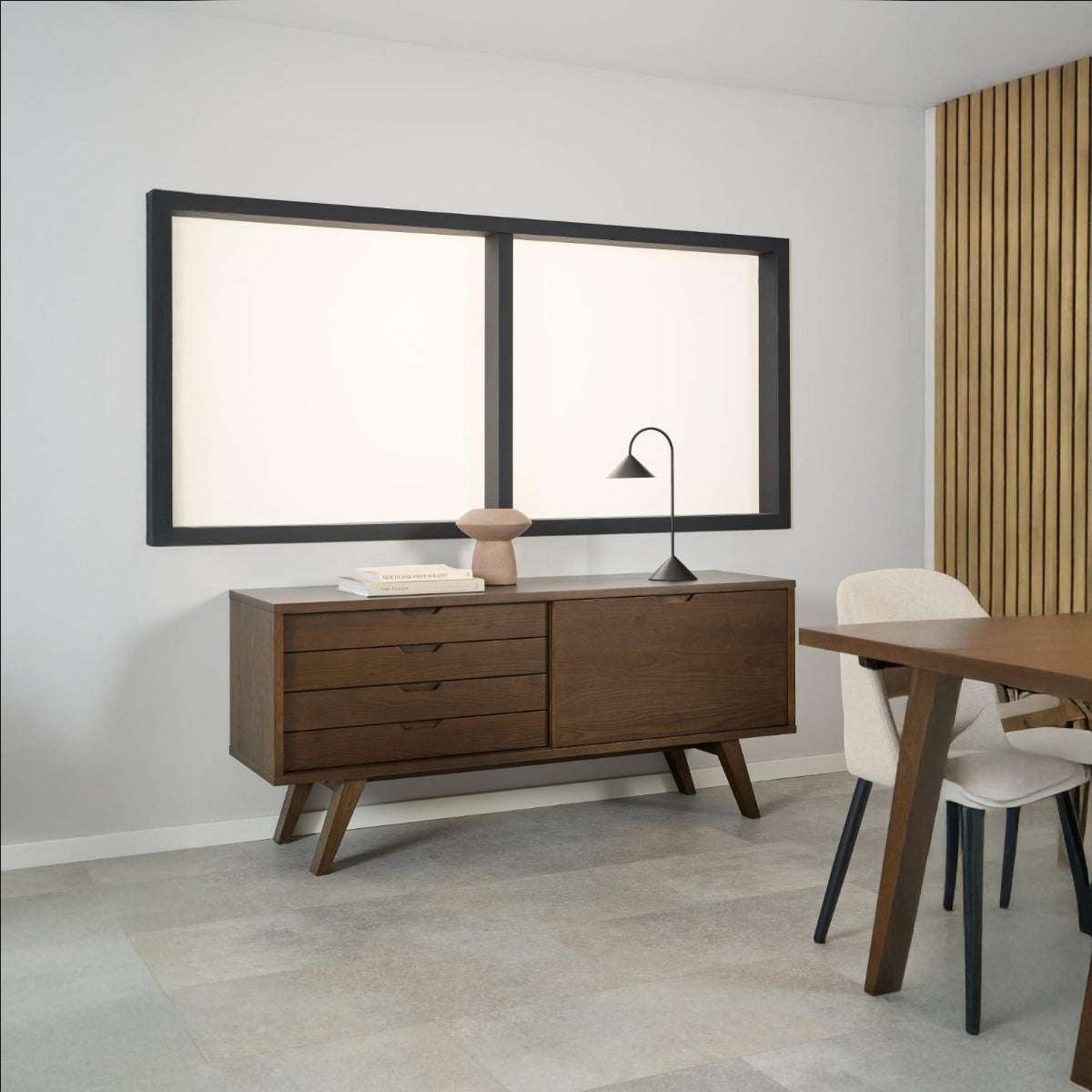 Giga Living - Dressoir - Bruin Eiken - 160x45x72cm - Annie