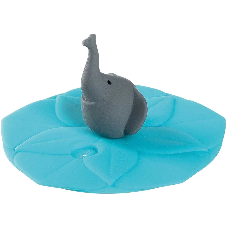 Leonardo Kinderbecher mit Deckel Bambini 215 ml 2er Set grau-grün